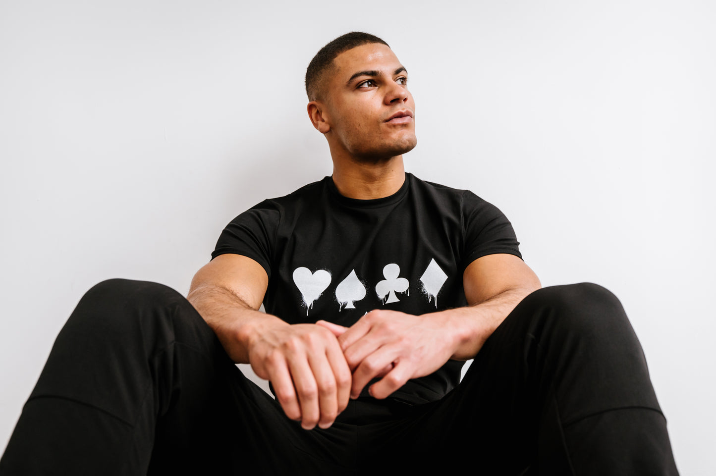 Suits Drip Premium Fitted T-Shirt - Black