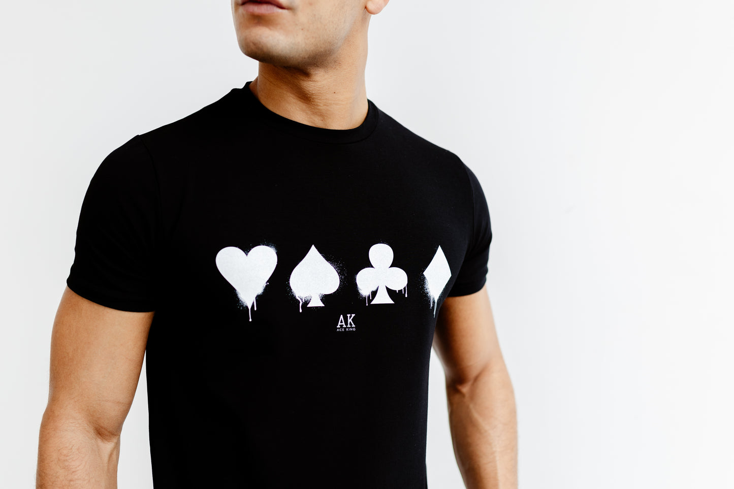 Suits Drip Premium Fitted T-Shirt - Black