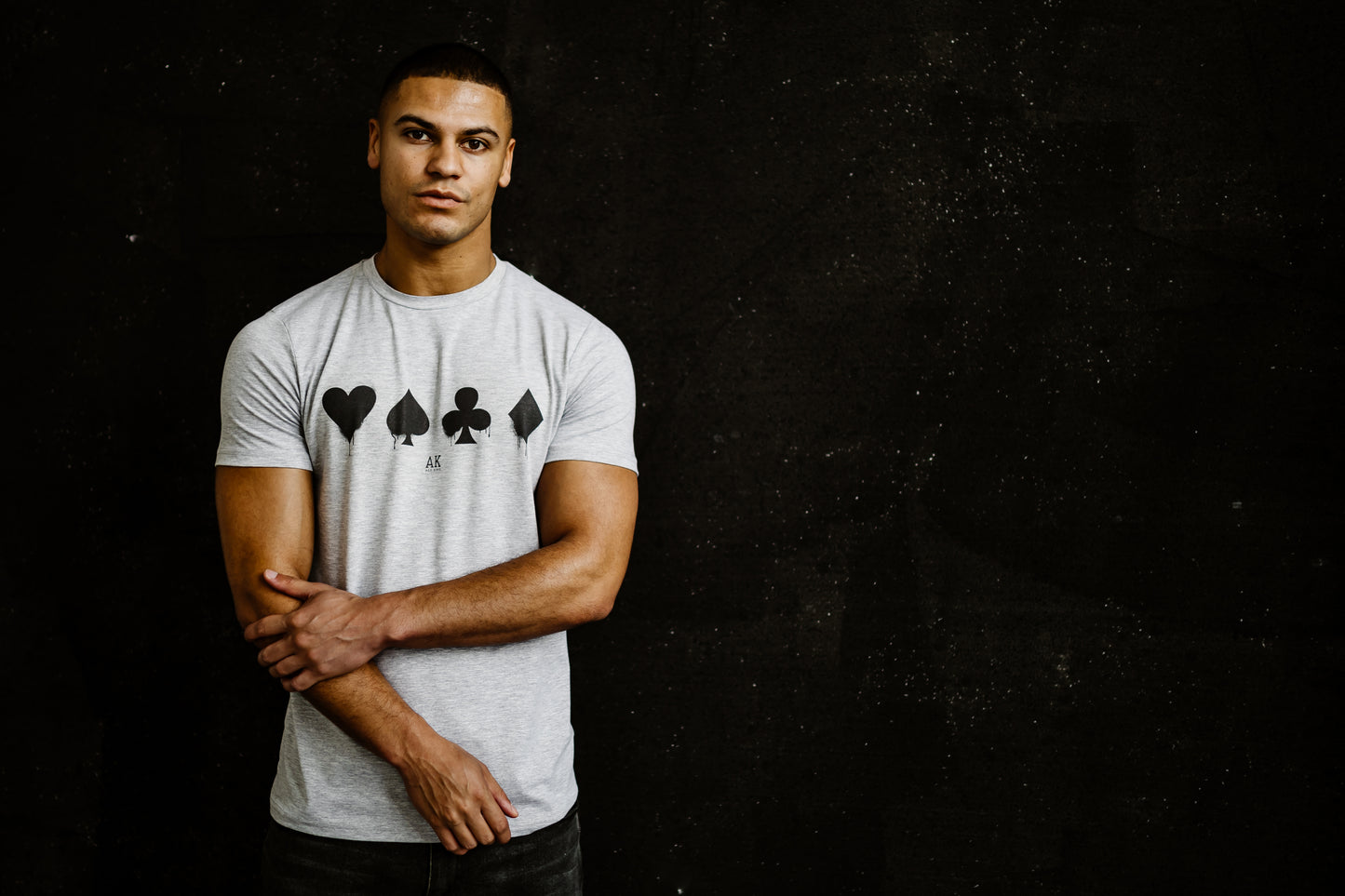 Suits Drip Premium Fitted T-Shirt - Grey