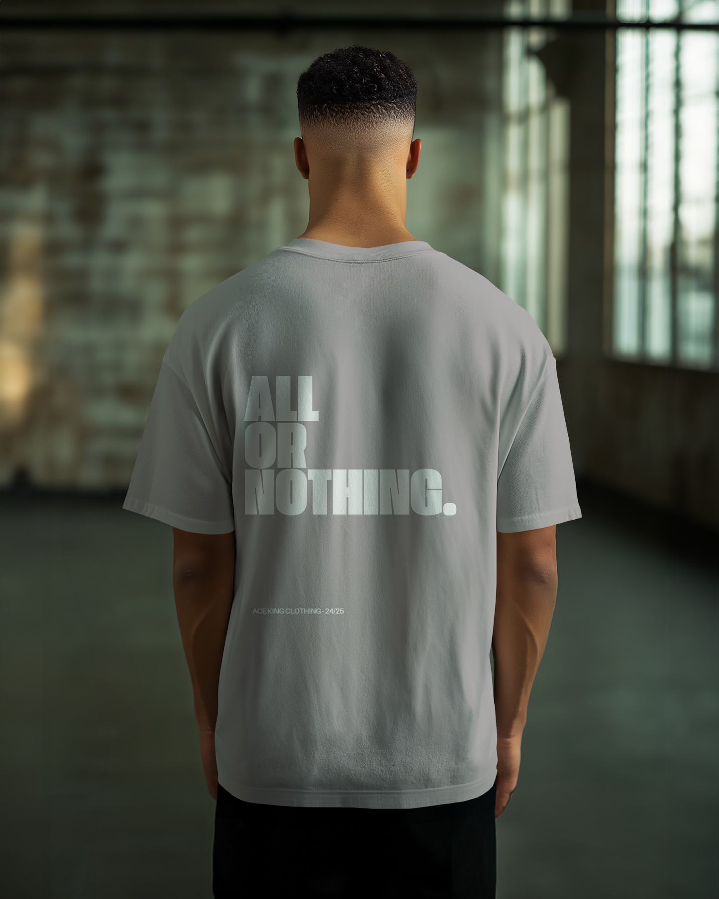 ALL/NOTHING Relaxed Fit T-Shirt - Grey