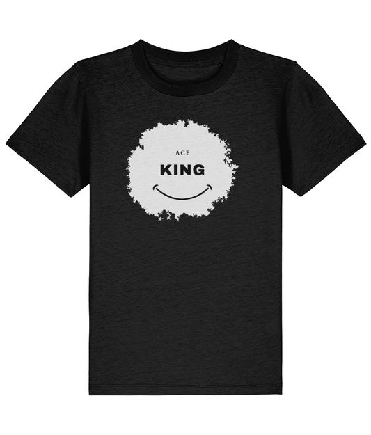 KIDS - SMILE T-shirt - Black/White