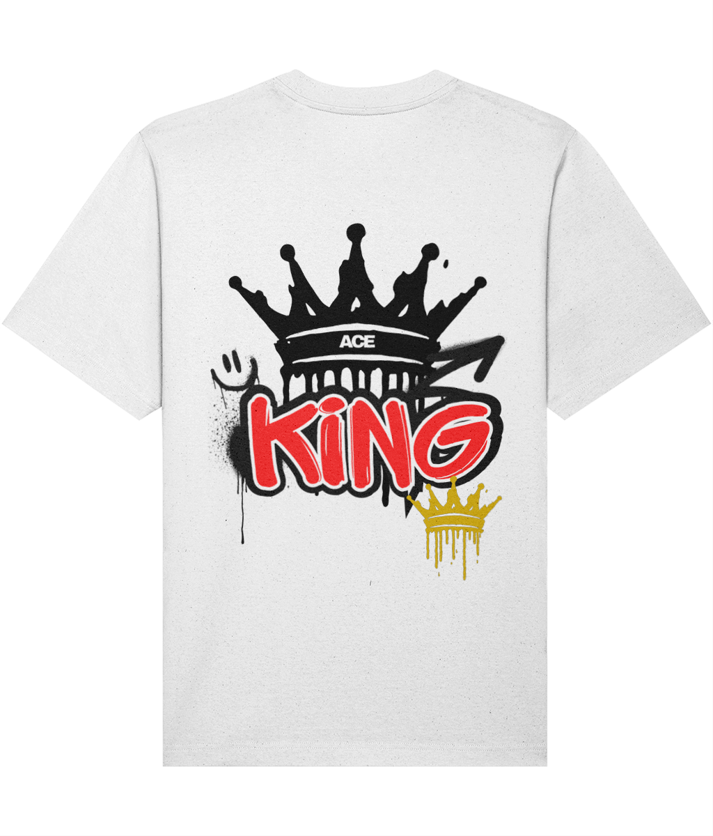 Graffiti KING Relaxed Fit T-shirt - White