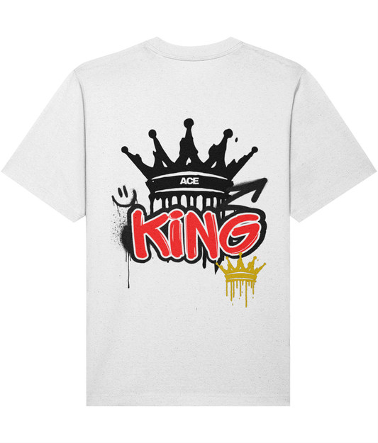 Graffiti KING Relaxed Fit T-shirt - White