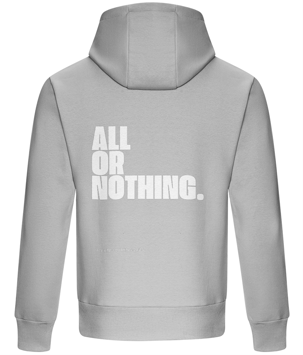 ALL/NOTHING Relaxed Fit Hoodie - Grey