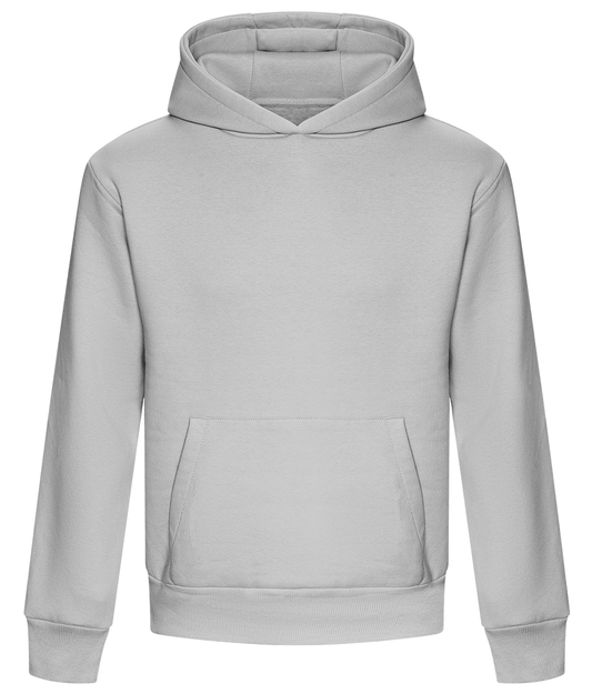 Grey Embroidery Hoodie