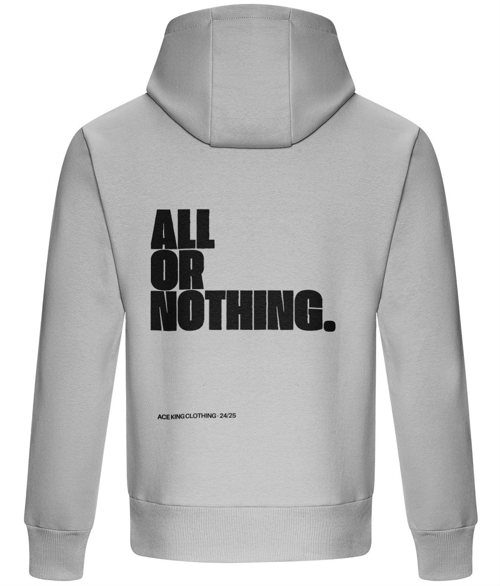 KIDS - ALL Or NOTHING Relaxed Fit Hoodie - Grey