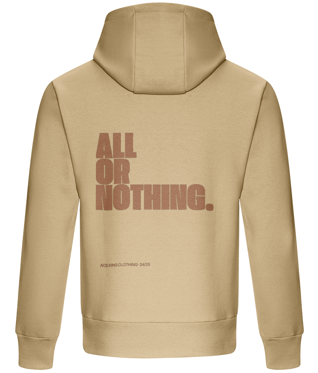 ALL/NOTHING Relaxed Fit Hoodie - Beige