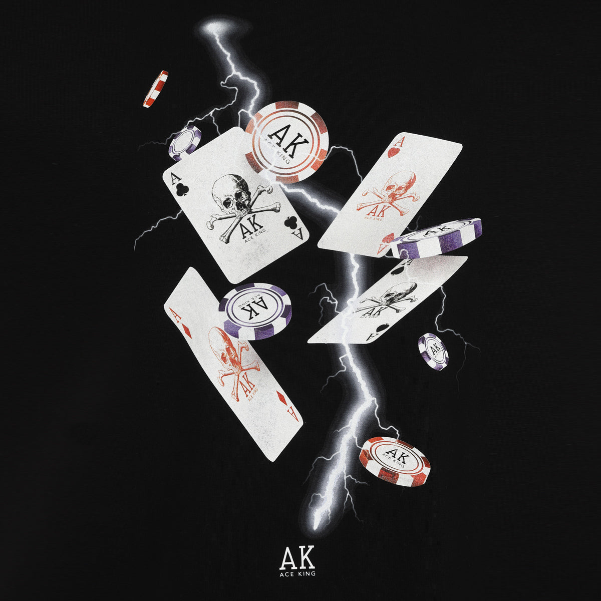 AK Limited Edition: Lightening Premium T-Shirt - Black