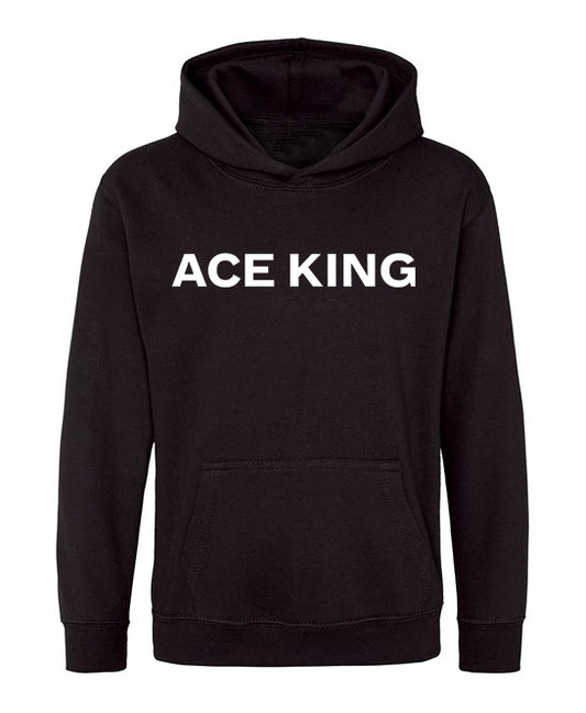 Ace King Premium Black Overhead Hoodie