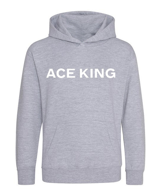 Ace King Premium Grey Overhead Hoodie